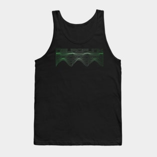 Neurofunk Wire Frame Green Tank Top